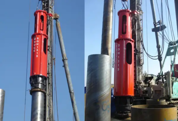 Kazık Çakma Çekici for Casing Pile Driving