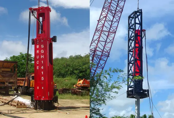 Kazık Çakma Çekici - BRUCE SGH-1415 Concrete Pile Driving